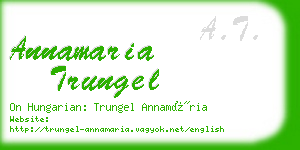 annamaria trungel business card